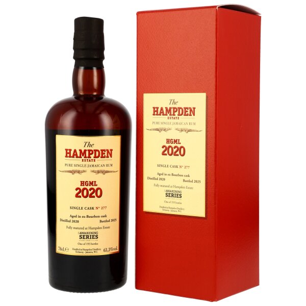 Hampden 5 Jahre HGML 2020 - 2025 Bourbon Cask #277 Awakening Series 63,3% 0,7l
