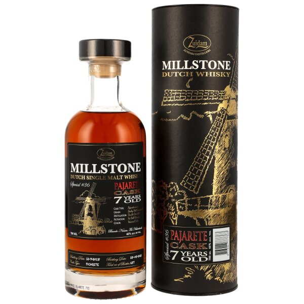 Millstone 7 Jahre 2018 - 2025  Pajarete Wine Casks Special No. 36 46% 0,7l