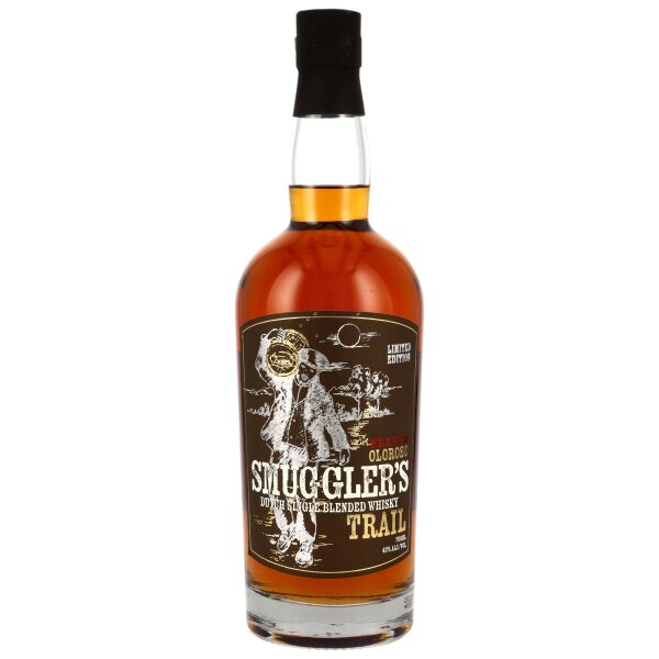 Zuidam Smugglers Trail Peated Oloroso Sherry Cask - Dutch Single Blended Whisky 43% 0,7l