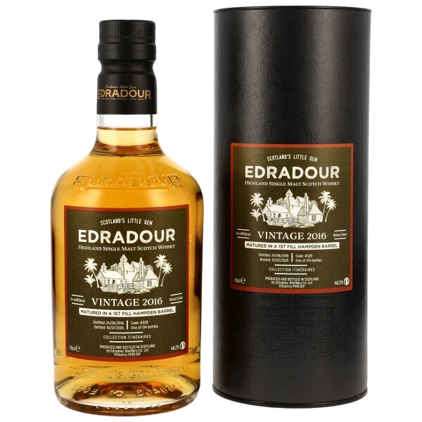 Edradour 8 Jahre 2016 - 2025  First Fill Hampden Cask 328 48,2% 0,7l