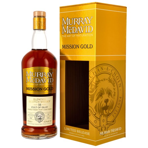 Cult of Islay 35 Jahre 1989 - 2025 Blended Whisky Tawny Port Cask Finish Murray McDavid 43,9% 0,7l