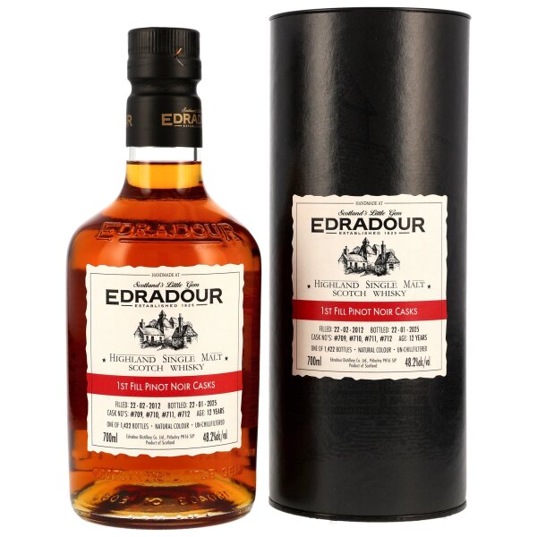 Edradour 12 Jahre 2012 - 2025 Pinot Noir Casks 48,2% 0,7l